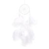 Dreamcatcher Wind Chimes Hand-woven White Dream Catcher Wall Hanging Decor Feather Hanging Decoration for Home Office Car