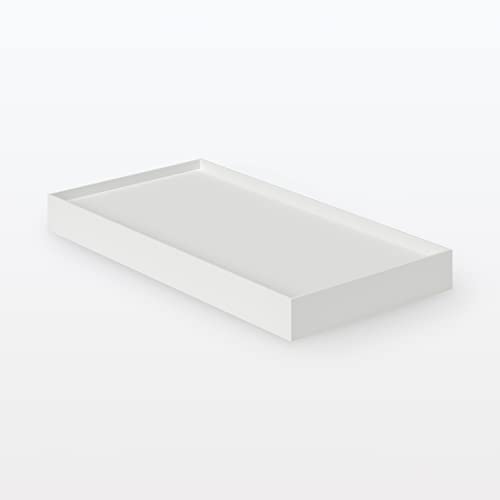 MUJI Recycled Polypropylene File Box Standard Lid with Casters, White Gray, Width 15cm NCE51A3A