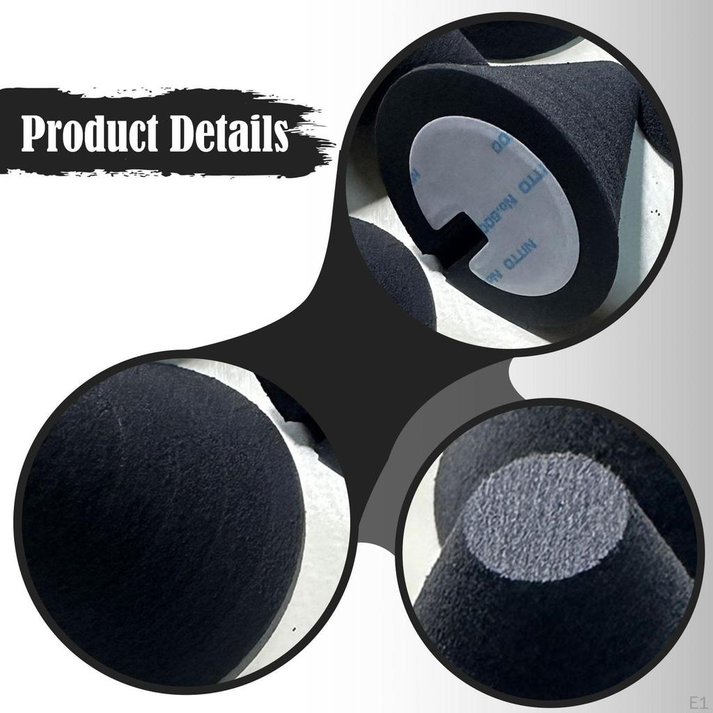Electronic Drum Foam Cone Pad Piezo Trigger Improves Sound Protection Stability Portable