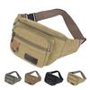 Chest Bag Canvas Waist Bag Women Men'S Belt Bag Fashion Bum Bag Travel Purse Bag For Phone Pouch Pocket Hip Bag Waist Pack Male