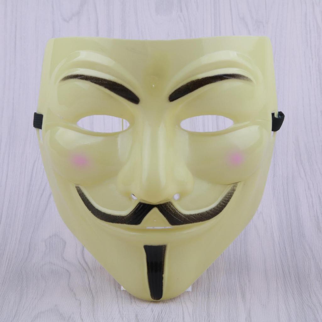 Halloween V Mask Masquerade Full Face Hacker Street Dance Mask for Men