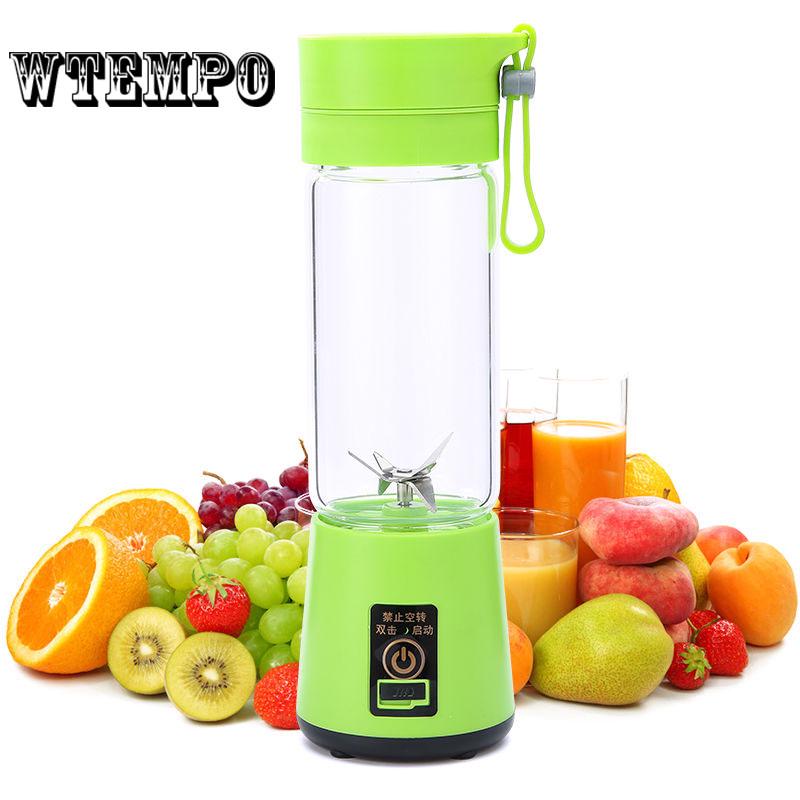 Brand Electric Fruit Juicer Mini Usb Rechargeable Portable Smoothie Maker Blender