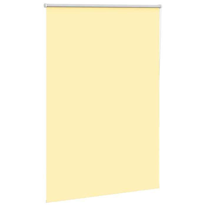 VidaXL Store enrouleur occultant jaune largeur du tissu 100,7 cm, store de jour et de nuit, store de cuisine, store 4012039