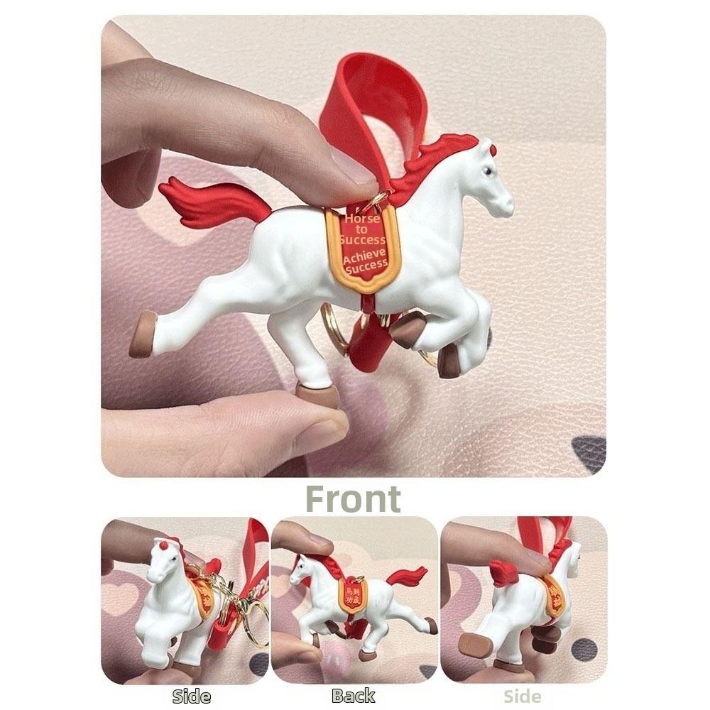 Chinese Zodiac Design Zodiac Horse Keyring Horse Design Car Key Chain  Spring  Festive Decor