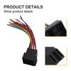 Auto Replacement Connector Power Adapter Radio Cable Harness Easy To Use
