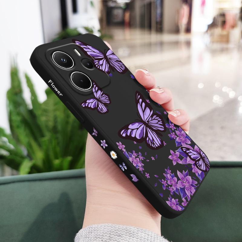 Dreamy Butterfly Phone Case For Xiaomi Redmi Note 14 13 12 12S 11 11S 10 10S Pro Plus 15 15C 14C 4G 5G Silicone Cover