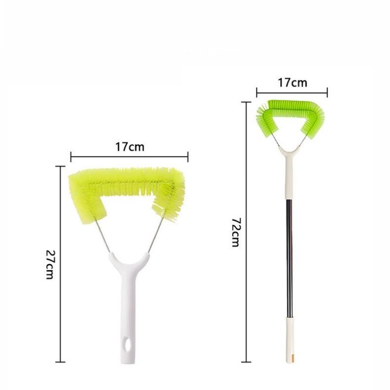 Window Screen Cleaning Brush Multipurpose Long Handle Extendable Mesh Screen Cleaner Tool short-27*17cm