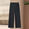 2026 Spring Stylish High-Waisted Straight-Leg Pants for Middle-Aged Women: Versatile Casual Pants for Spring & Autumn