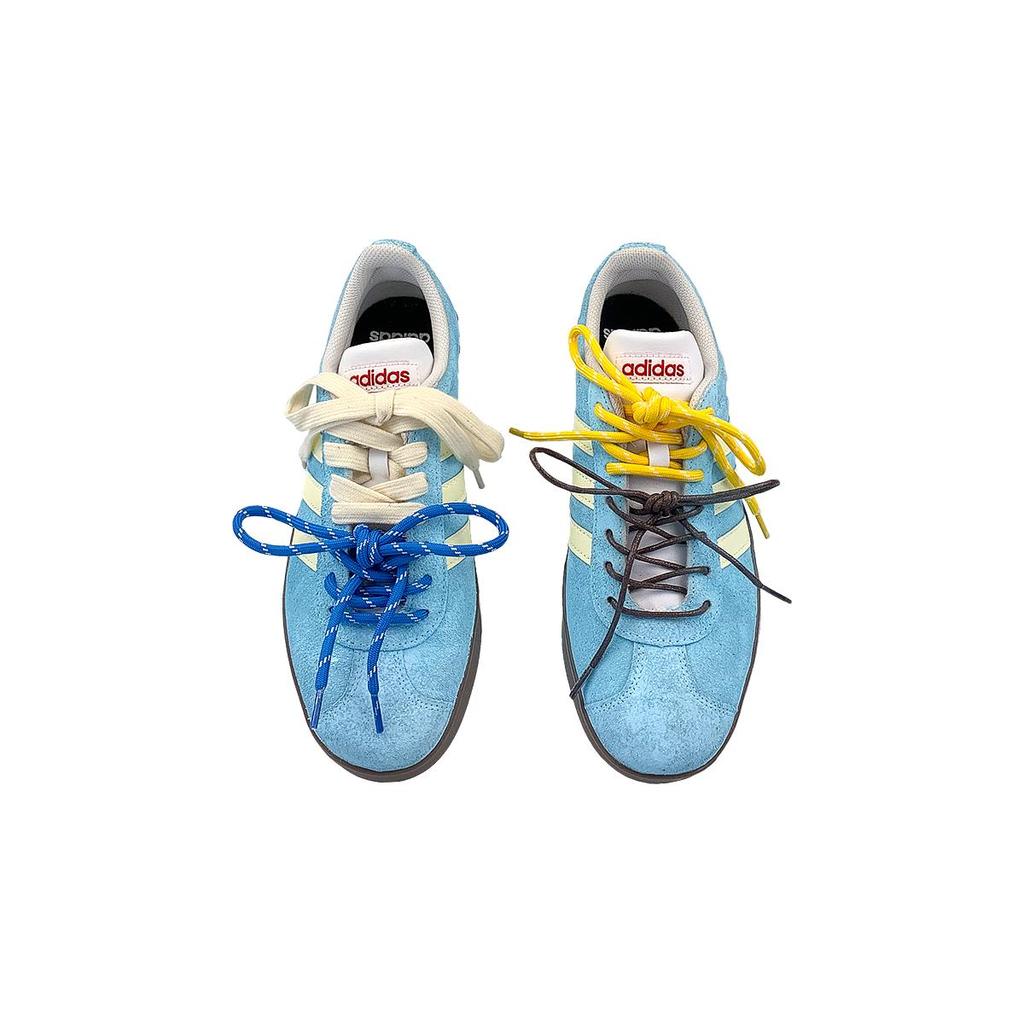 adidas Neo Lightweight Low Top Skateboard Shoes Unisex Yellow Blue HQ1802(Team116-ad)