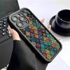 Exotic Sandstone Staircase iPhone 15/16/17 Case with Black Groove Design