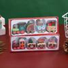 Christmas Wooden Small Train Children Kindergarten GiftTrain Desktop Decoration Ornaments Christmas Decorations Children Gifts