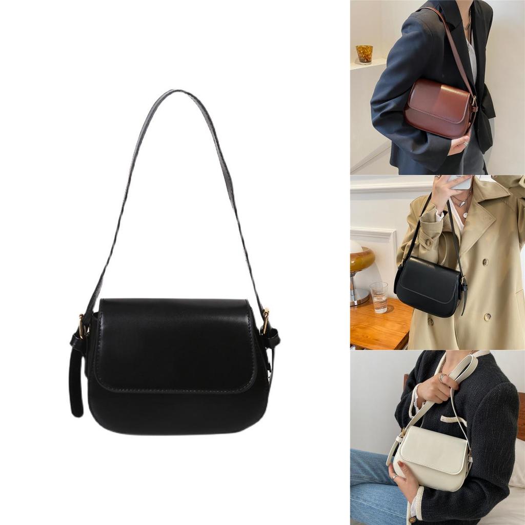 Chic Vintage Small Square Pu Shoulder Bag For Women Trendy 2021 Fashion Retro Purse