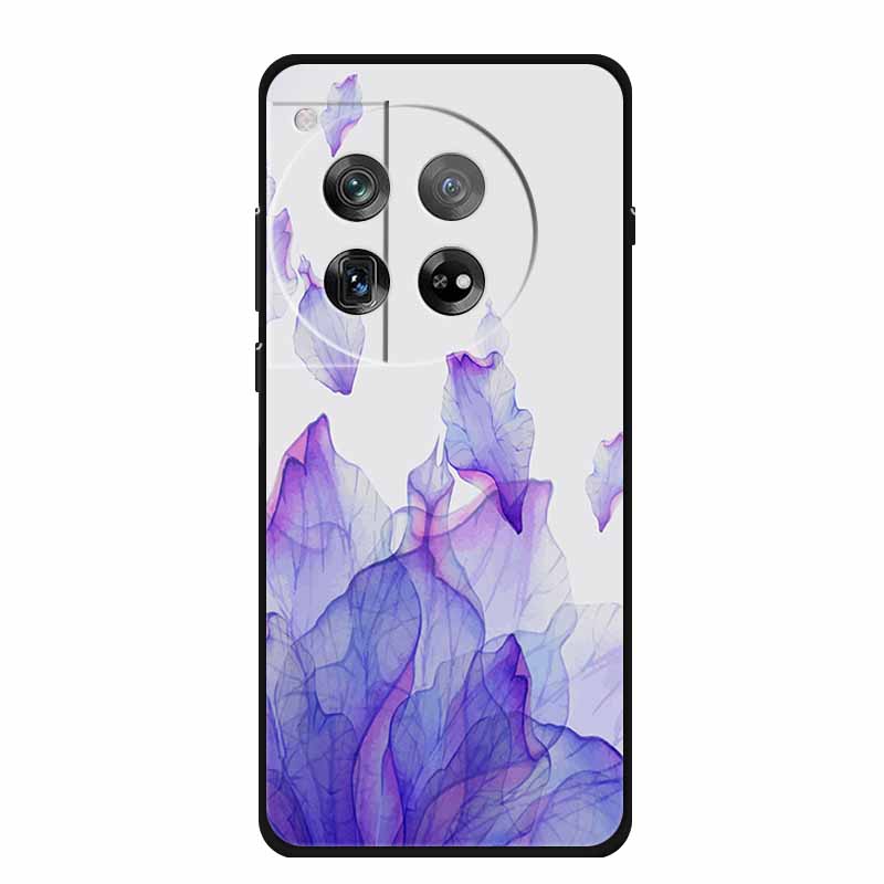 Marble Shell For OnePlus Ace 3 3 Pro Case Luxury Protector Soft Silicone Phone Cover for OnePlus 12R 12 R Colourful Black Fundas