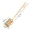 Massage Shower Body Back Cleaning Brush Bath Sponge Wooden Handle Skin Cuticle Grease Remove Loofah Bristle Both Side Bath Brush