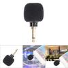 3.5mm Black Portable Mini Wireless Microphone for Mobile Phone Recording (Monoaural Plug)