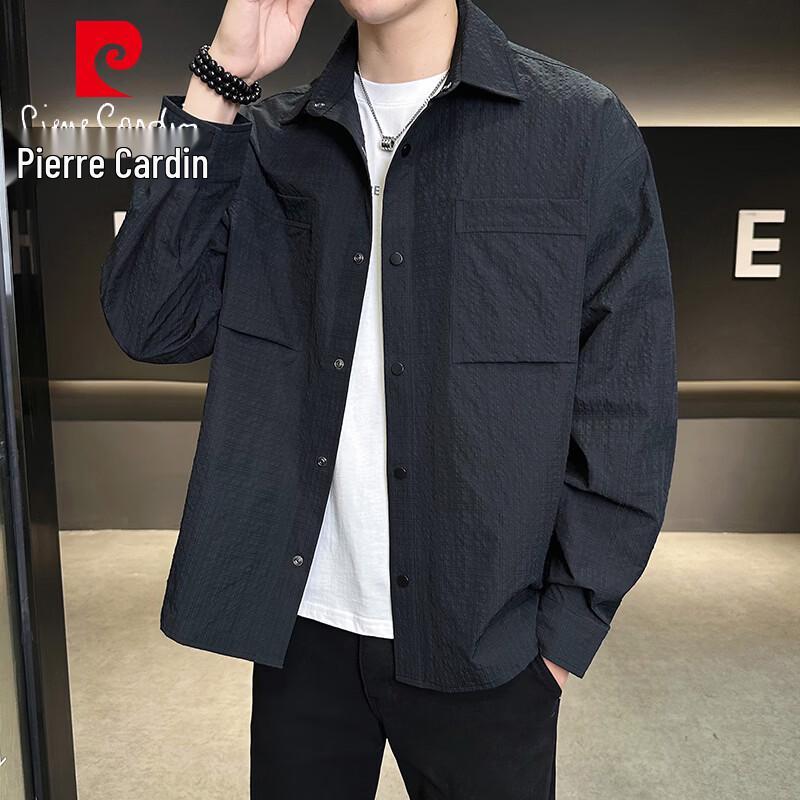 Pierre Cardin Men's Casual Utility Shirt Jacket