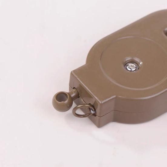 Keychain with Wear-Resistant Cable High-Strength Spring Retractable Hand Strap Key Organizer Retractable Key Chain