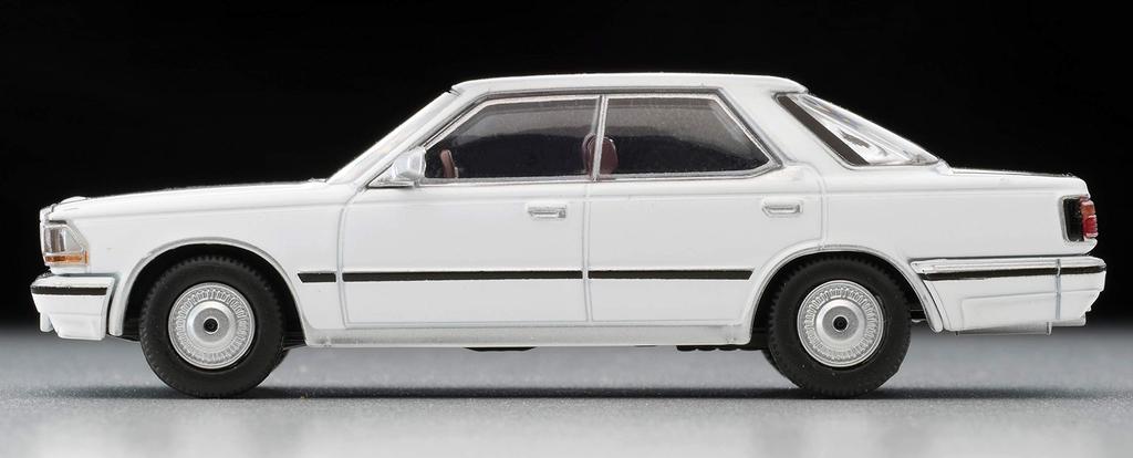Tomica Limited Vintage Neo Scale Nissan Gloria HT V20 Grandage 1986 White Finished Model 1/64 LV-N198a