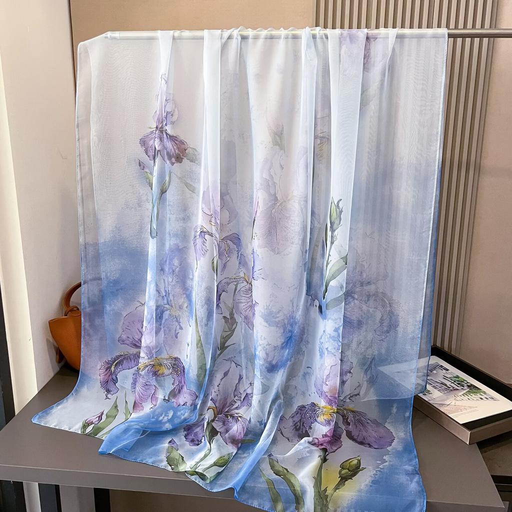 Damski szal wysokiej klasy, nowy, duży, modny, wszechstronny i stylowy szal wiosenno-letni, szal-krem przeciwsłoneczny dla mamy