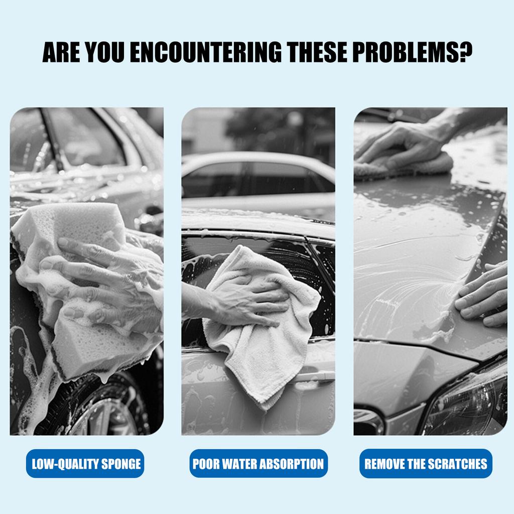 Double Sided Corals Fleece Wash Mitt Five Finger Gloves For Efficient Vehicle Washing Without Crossing Contamination