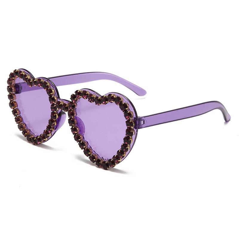 Fashion Heart Shaped Sunglasses For Women Men With Pc Frame Autumn