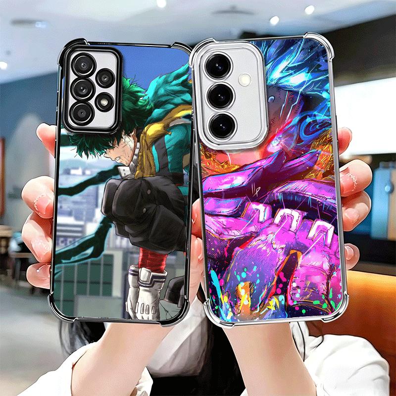 MHA My Hero Midoriya Izuku Deku Soft Phone Case For Samsung A17 A27 A07 A37 A57 A16 A56 A15 A55 A14 A54 A13 A53 A26 A36 A25 A35
