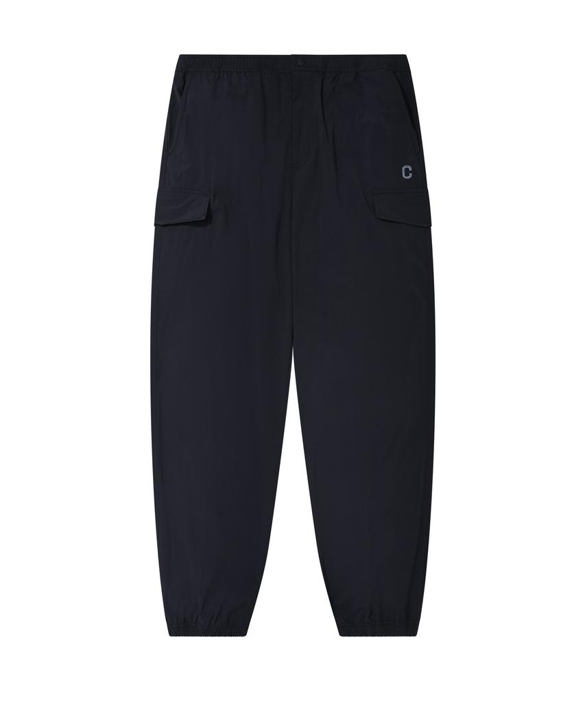 COVERNAT Tech Nylon Semi-Wide Cargo Jogger Pants Dark Navy