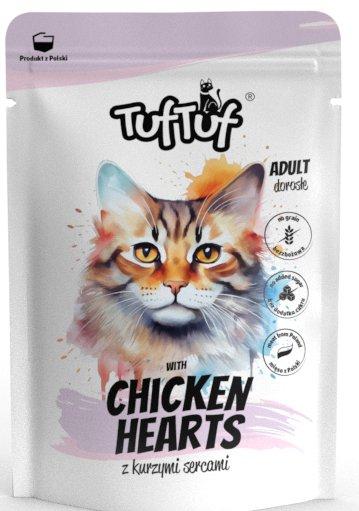 Tuf Tuf | Karma Mokra Dla Kota | Saszetka 100G - Kurze Serca 100G