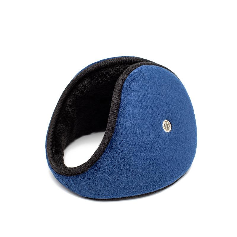 Men's Warm Earmuffs for Winter - Cold-Resistant, Fleece-Lined, Thickened, Ear Warmers with Sound Amplification Holes