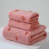 Coral Fleece Double-Sided Quick Dry Towels for Home - Mother-Child & Couple Set