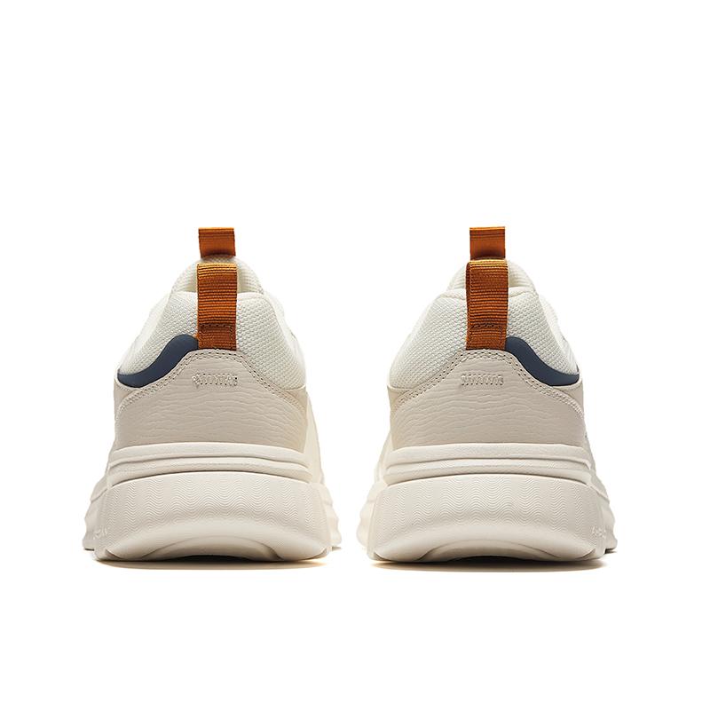 Anta Comfortable Versatile Non-Slip Wear-Resistant Low-Top Casual Shoes Men Sneaker Light-Gray 912438808-6
