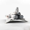 32 punti MOC-110023 aereo piccole particelle assemblaggio blocchi da costruzione puzzle giocattolo modello set regalo ornamenti