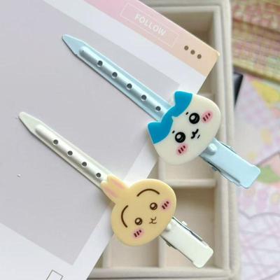 2 Piezas Kawaii Ins Dibujos Animados Usaki Hachiware Pinza para el Cabello Decoración Dulce Chiikawa Anime Pasadores Lindo Accesorio para el Cabello Regalos
