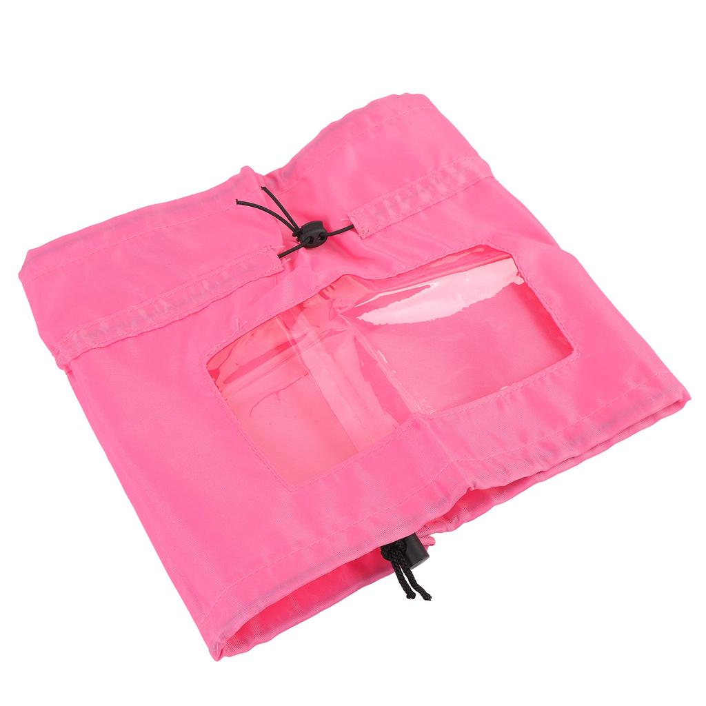 Bonetă de duș ajustabilă pentru câine, reutilizabilă, rezistentă la apă, protecție pentru urechile de deasupra capului animalului de companie, acoperire pentru baie, roșu trandafiriu