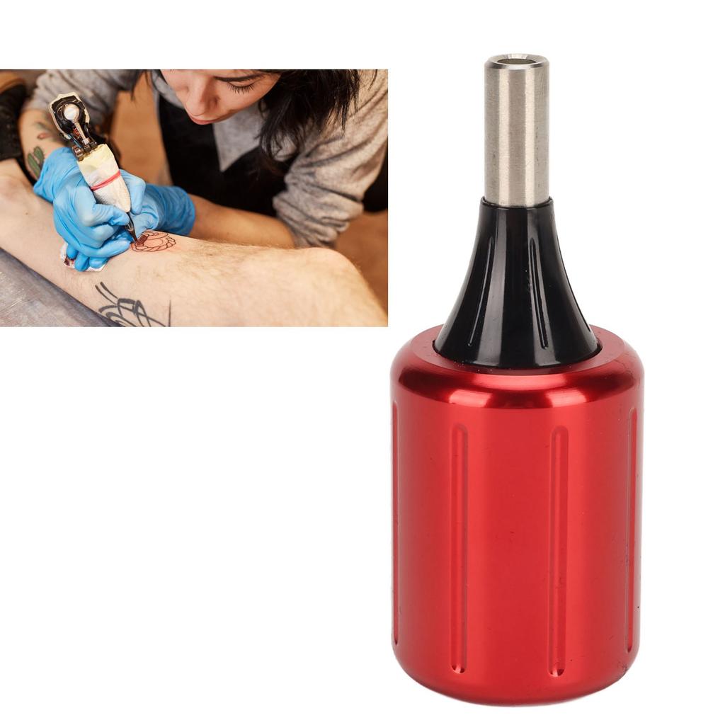 Cartridge Tattoo Grip Tube Aluminum Alloy Adjustable Professional Tattoo Machine Grip Tube Red