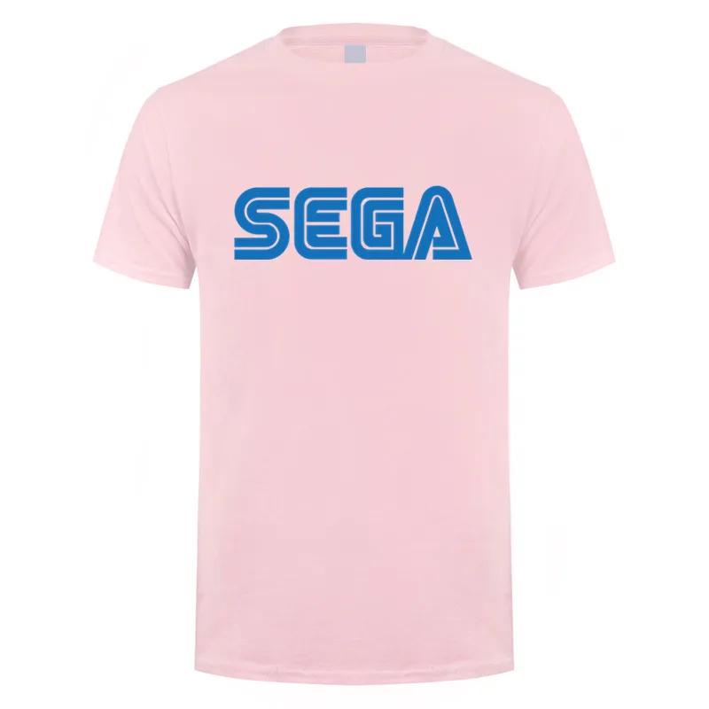 Sega T Shirts Casual Cotton Short Sleeve Summer Sega Logo Tshirt Man Tops Tees LH-286