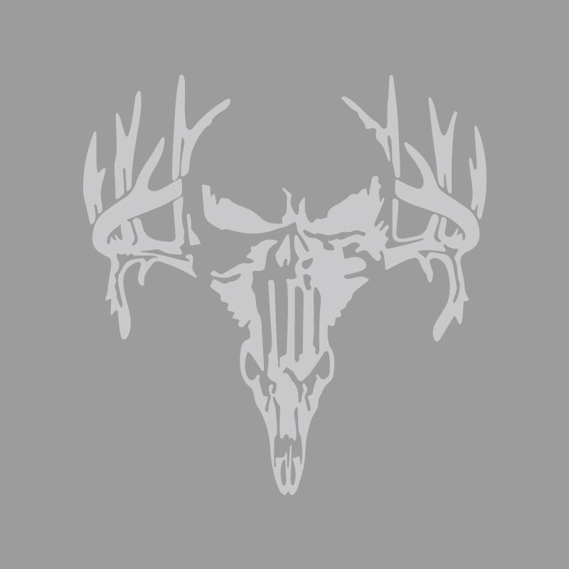 Antler Splicing Skull Decals & Bumper Creative&funny Stickers for Cartoon Fans&lover,high Quality for Car Trucks Motorcycles