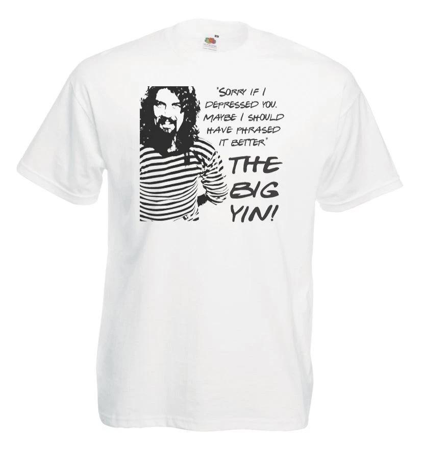 Adults Billy Connolly Big Yin Sorry If I Depressed You Unisex White 100% Cotton T-shirt Mens Tees Top 2XL