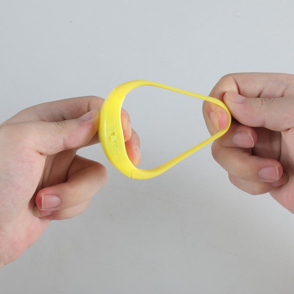 Confezione da 10 Braccialetti LED in Silicone Braccialetto Luminoso Lampeggiante Accessorio Multicolori Braccialetti Gioielli per Festa