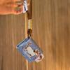 For AirPods 1 2 3 4 Pro 2 Pro 3 Case Cartoon Embroidery Dachshund Dog Denim Pattern Earphone Case Cover Leather with Lanyard