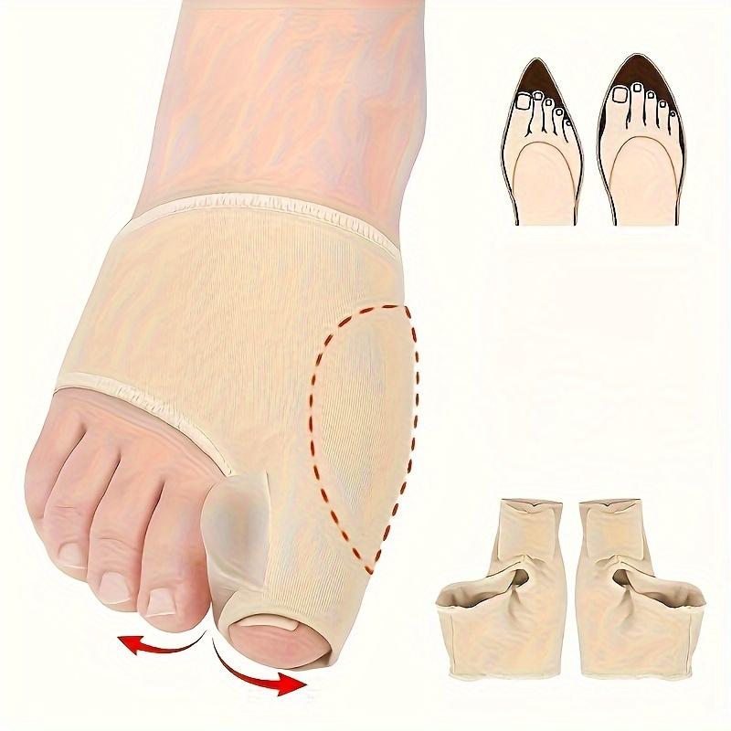 

2 Pcs Foot Grip Insert & Gel Cushion Pad-Made with Elastic Material-Foot Care Tool for Men & Women-Easy to Put On-Hand Wash Only бежевый