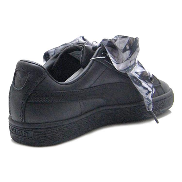 Puma Basket Heart Mimicry Low Top Sneakers Women sneakers Black 367028-02