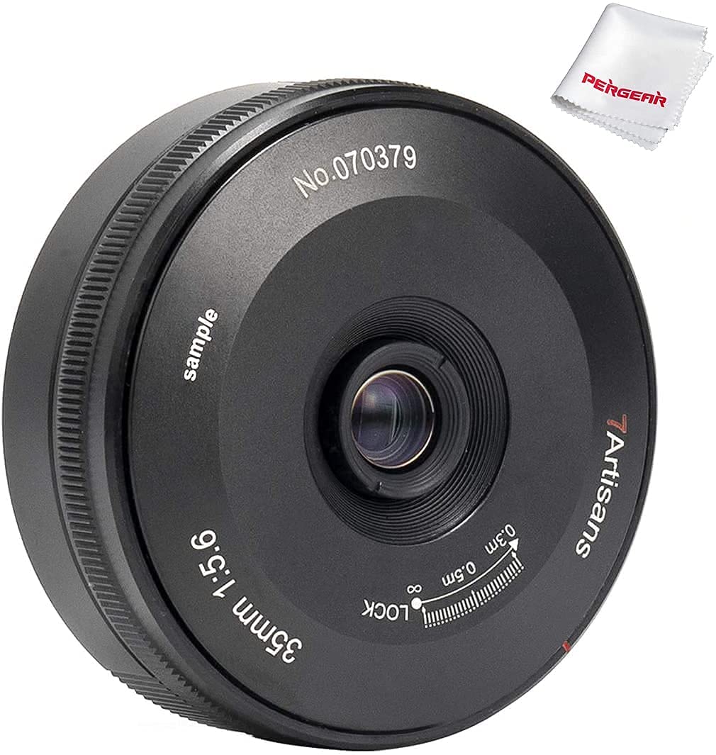 

7artisans 35mm Pancake Lens Full Frame Wide Angle Lens F5.6 (Sony E)