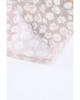 Azura Exchange Flower Print Maxi Skirt with Smocked Waist and Button Slit