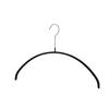 MAWA Economic 40 Hangers of Round Hangers with Rotating Ideal for and X X Cm X X Model (Set 20, Black) Slim, Space-Saving, Non-Slip 360° Hooks,