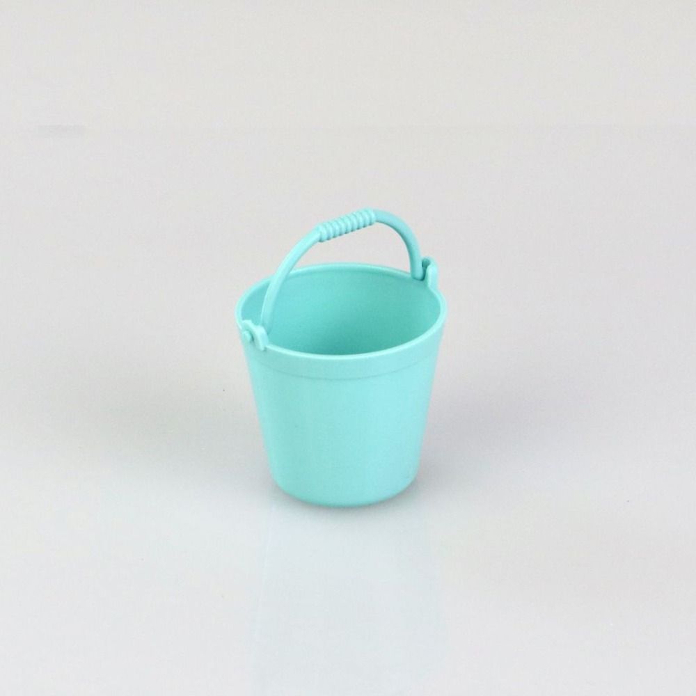 Miniature Dollhouse Mini Water Bucket Mini Decor Kitchen Pretnd Play Bucket  Children Gift