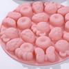 GOGOU Silicone Cake Mold 12.3cm Pink Non-Stick Baking Pan Cake Tin