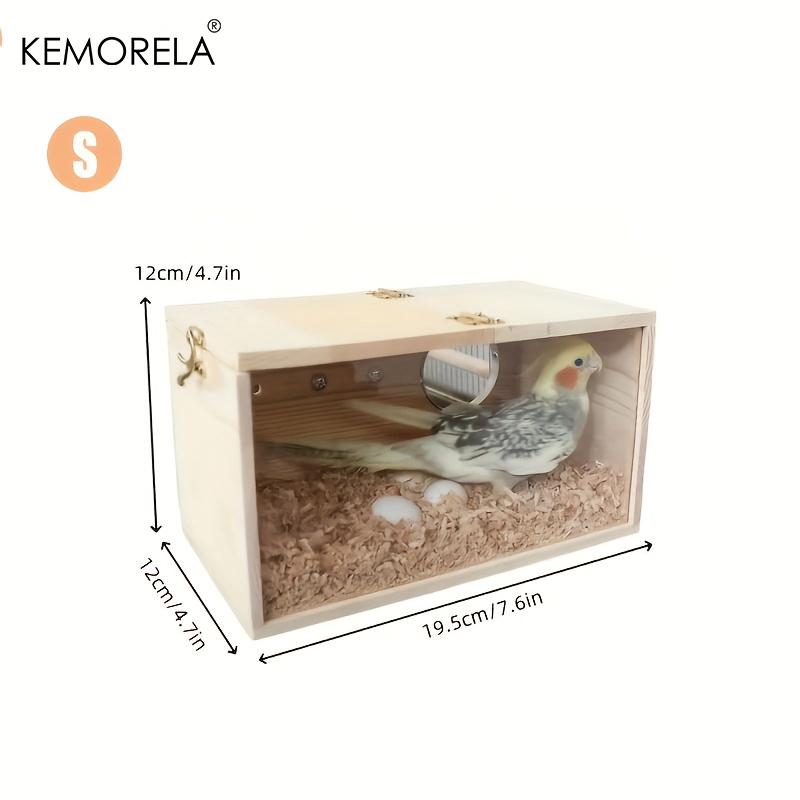 

Wood Bird House Nest Birds Breeding Box Bird Parrot Breeding Decorative Cages Pet Accessories Home Balcony Decoration