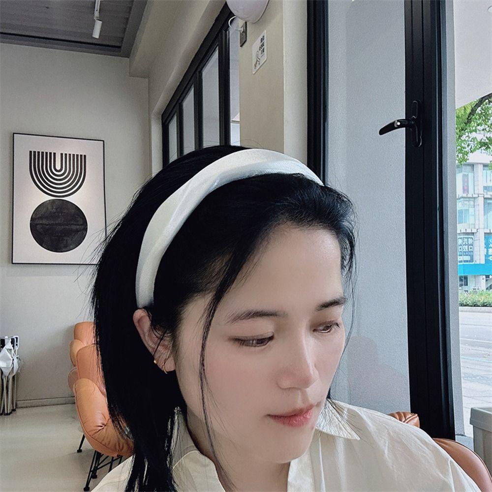 

Свадебные повязки на голову, нестандартный модный головной убор, губка, корейская повязка для волос, блестящий обруч для волос, женская повязка на голову