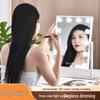 Oeny Large Rotating Desktop LED Makeup Mirror